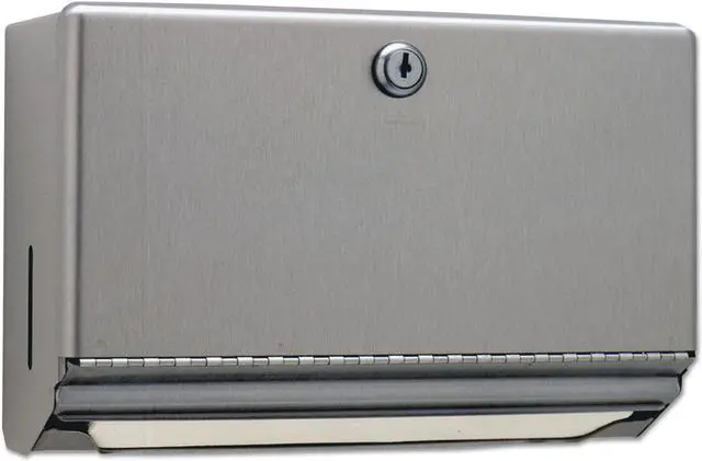 Alt view image 7 of 7 - Bobrick - B-26212 - Surface-Mounted Paper Towel Dispenser, Stainless Steel, 10 3/4 x 4 x 7 1/16