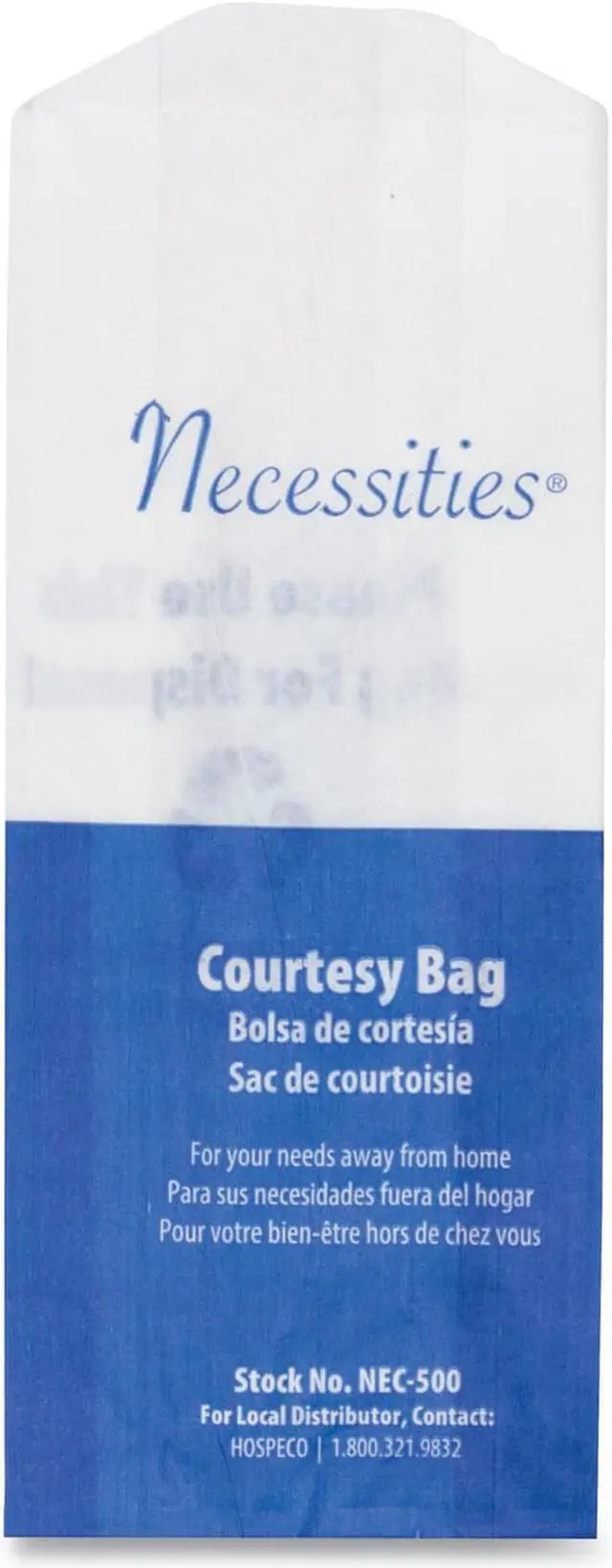 Alt view image 2 of 6 - HOSPECO NEC-500 Sanitary Napkin Bag,PK500