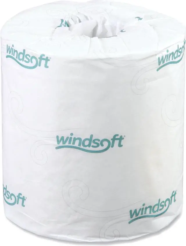 Alt view image 2 of 9 - Embossed Bath Tissue, 2-Ply, 500 Sheets/Roll, 48 Rolls/Carton