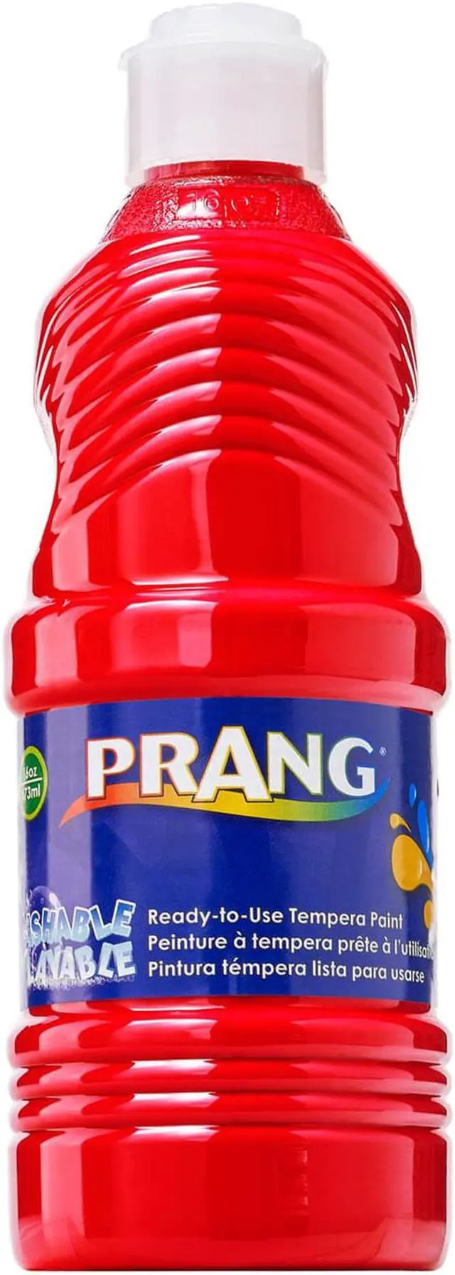 Main image of Washable Paint 12 Assorted Colors 16 oz Dispenser-Cap Bottle 12/Pack X10796