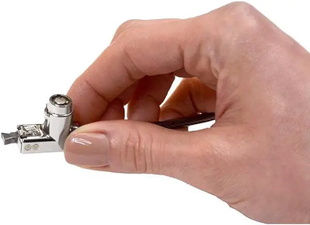 Alt view image 4 of 4 - Noble Locks TZ03T Ultra-Compact Wedge(tm)lock With Barrel Key and Peripheral Cab
