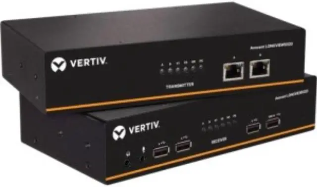 Alt view image 10 of 12 - Vertiv Avocent Dual Monitor, USB, Audio, CATx up to 100m / 330ft - LV5020P