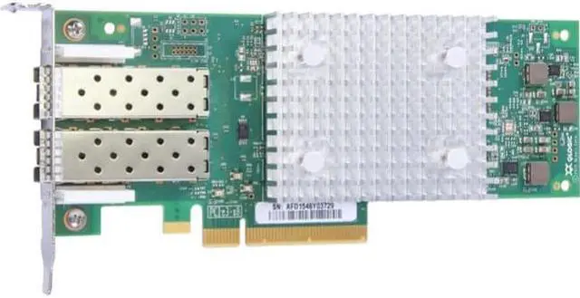 Alt view image 7 of 10 - HP P9M76A Storefabric Sn1600Q 32Gb Dual Port - Host Bus Adapter - Pcie 3.0 X8 Low Profile - 32Gb Fibre Channel X 2