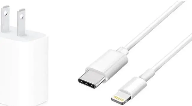 Alt view image 2 of 2 - 4XEM 20w iPhone12 Usb-c Power Adapt And 6ft Usb-c 8pin Lightning Cable