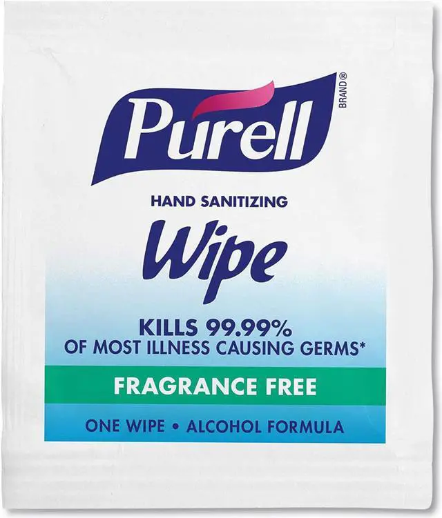 Alt view image 9 of 12 - Purell Premoistened Sanitizing Hand Wipes Individually Wrapped 5 x 7 1000/Carton