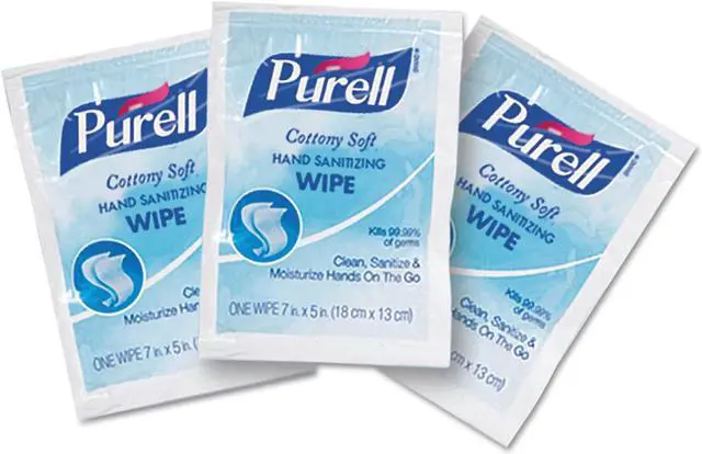 Alt view image 7 of 9 - Cottony Soft Hand Sanitizing Wipes, Single Packets, PK1000 PURELL 9026-1M