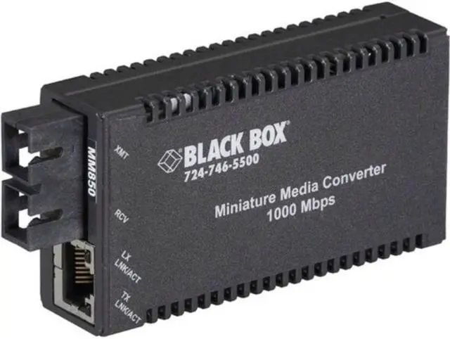 Alt view image 7 of 10 - Black Box Network Services LGC010A-R2 Tx/sx-mm-sc Ac 300 M 850 Nm