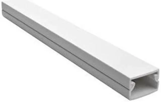 Alt view image 7 of 14 - Tripp Lite 2-Piece Raceway with Base and Cap, 20 Pack, White, 2 m