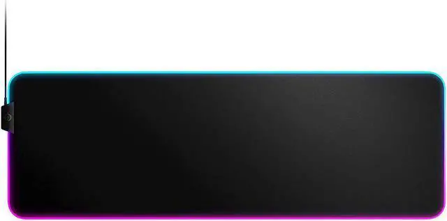 Alt view image 6 of 20 - steelseries qck gaming surface  xl rgb prism cloth  best selling mouse pad of all time  sized to cover desks / ca: steelseries qck gaming surface  optimized for gaming sensors