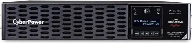 Alt view image 19 of 20 - CYBERPOWER SYSTEMS (USA), INC. PR2200RT2U SINE WAVE, 2U RACK/TOWER, 8 X NEMA 5-20R, NEMA L5-30P W/10FT CORD, USB, SERI