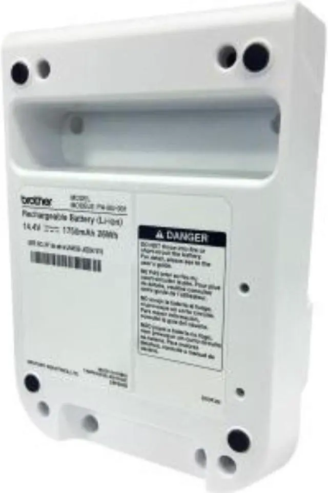 Alt view image 16 of 19 - Brother International - PABU001 - Brother QL-810/820 Rechargeable Battery - For Label Printer - Battery Rechargeable -