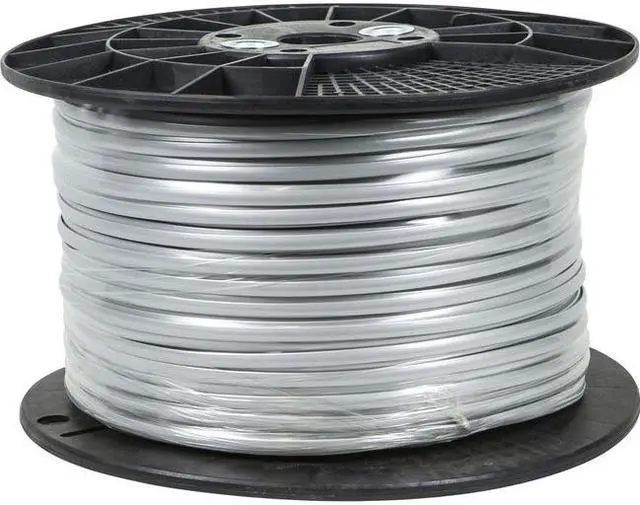 Alt view image 8 of 12 - Monoprice Stranded Bulk Phone Cable - 1000 Feet - Silver | 8 Conductor, 28AWG, Flat Cable