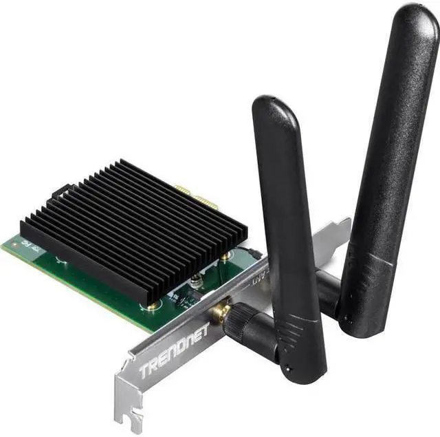 Alt view image 8 of 15 - TRENDnet TEW-907ECH, AX3000 Wireless Dual Band & Bluetooth® 5.2 (Class 2)
PCIe Adapter