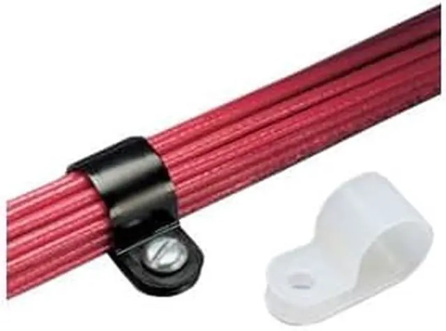 Alt view image 2 of 3 - PANDUIT CCH38-S10-C Cable Clamp,Screw-On,Screw,Natural,PK100