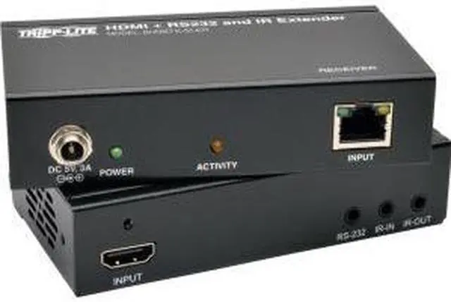 Alt view image 13 of 14 - Tripp Lite BHDBT-K-SI-ER HDBaseT HDMI Over Cat5e/6/6a Extender Kit with Serial and IR Control, 1080p, Up to 500-ft. (150M)