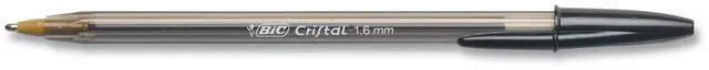Alt view image 9 of 15 - BIC Cristal Xtra Bold Ballpoint Pen Stick Bold Black 24/Pack MSBP241BLK