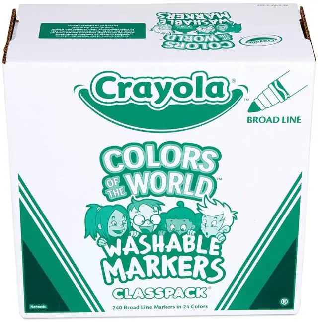 Alt view image 3 of 3 - Crayola Classpack Washable Marker