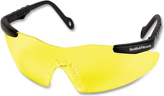 Alt view image 10 of 10 - SMITH & WESSON 19826 Magnum 3G, Safety Glasses Anti-Scratch, Amber Lens,