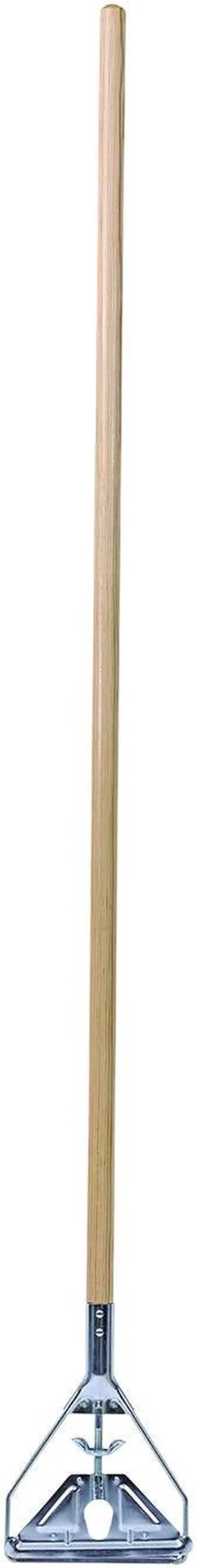 Alt view image 12 of 12 - Boardwalk Quick Change Metal Head Mop Handle for No. 20 & Up Heads 54in Wood