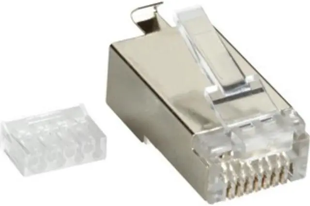 Alt view image 6 of 9 - MODULAR PLUG - CAT6, SHIELDED, RJ-45, 50-PACK, GSA, TAA, 45 DAY STANDARD RETURN