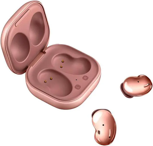 Alt view image 10 of 20 - samsung galaxy buds live, true wireless earbuds w/active noise cancelling (wireless charging case included), mystic bronze (us
