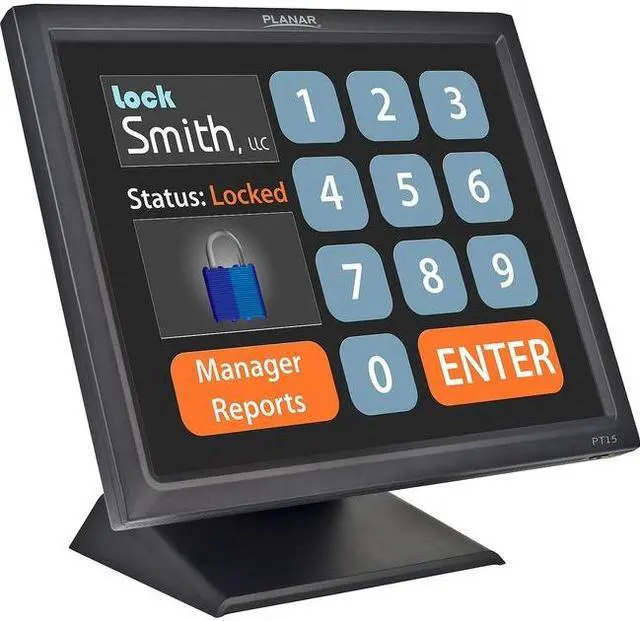 Alt view image 2 of 3 - PLANAR PT1545R (997-5967-02) 15" USB 5-wire Resistive Touchscreen Monitor 280 cd/m2 800:1 Built-in Speakers