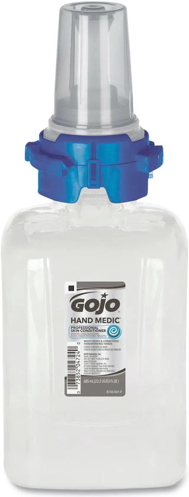 Alt view image 11 of 14 - GOJO 8745-04 Skin Conditioner, Hand Medic Series, Cartridge, 685 mL, Liquid,