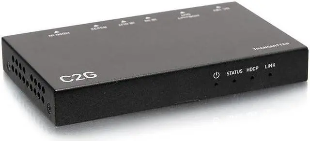 Main image of Cables To Go HDMI Ultra-Slim HDBaseT + RS232 and IR over Cat Extender Box Transmitter - 4K 60Hz C2G30014