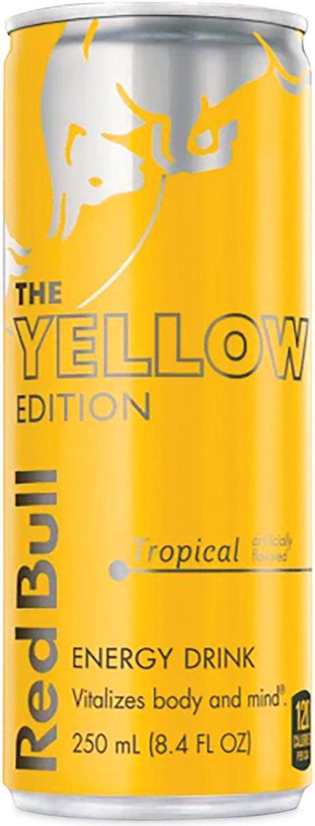 The Yellow Edition Tropical Energy Drink, Tropical Punch, 8.4 oz Can, 24/Carton The Yellow Edition Tropical Energy Drink, Tropical Punch, 8.4 oz Can, 24/Carton