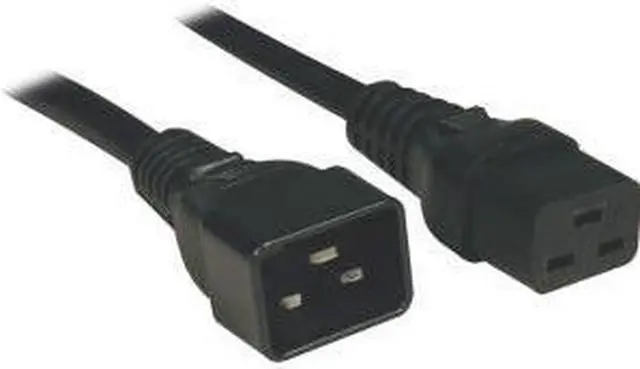 Alt view image 9 of 19 - Tripp Lite Heavy-Duty Power Extension Cord, 15A, 14 AWG (IEC-320-C19 to IEC-320-C20), 6 ft. (1.8 m) (P036-006-15A)