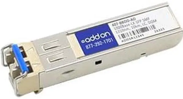 Alt view image 4 of 4 - AddOn Dell 407-BBOO Compatible TAA Compliant 1000Base-LX SFP Transceiver (SMF, 1310nm, 10km, LC, DOM)