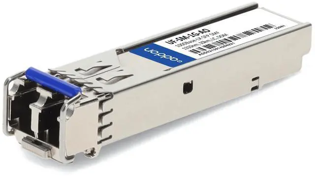 Alt view image 2 of 10 - ADDON UBIQUITI UF-SM-1G COMPATIBLE TAA COMPLIANT 1000BASE-LX SFP TRANSCEIVER (SM