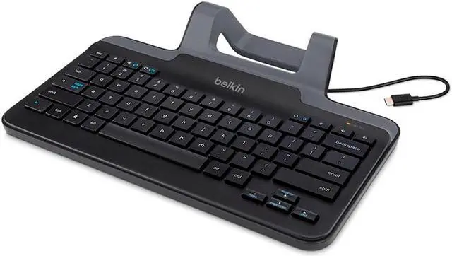 Alt view image 5 of 8 - Belkin Wired Tablet keyboard With Stand For Chrome OS (USB-C Connector)