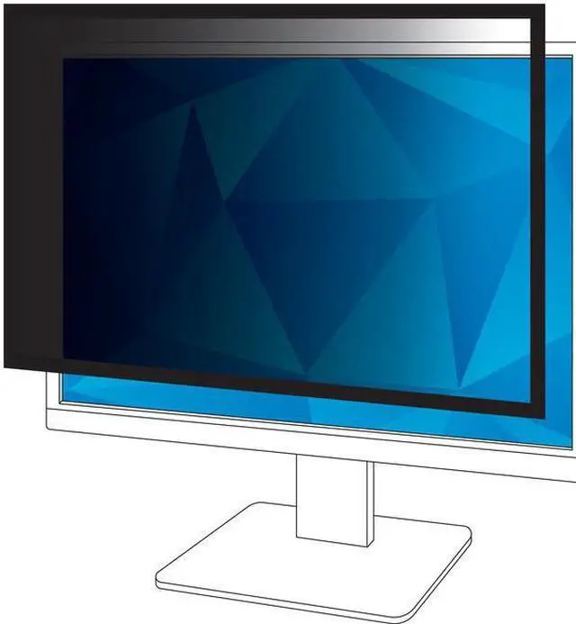 Alt view image 11 of 11 - 3M Framed Privacy Filter for 22 in Monitor, 16:9, PF220W9F