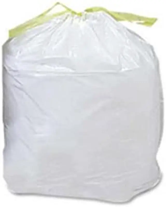 Alt view image 8 of 8 - Inteplast Group Draw-Tuff Institutional Draw-Tape Can Liners 12 gal 0.7 mil 28"