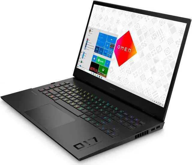 Alt view image 5 of 8 - HP ENVY 17-CK0010NR 17.3" 16GB 512GB SSD Core i7-11800H 4.60GHz Win10H, Black