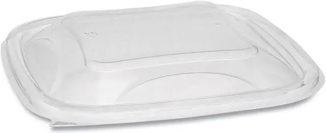 Alt view image 2 of 16 - Pactiv Container Lids, For 24-32 oz Bases, 7.38x7.38x0.82 SACLD07