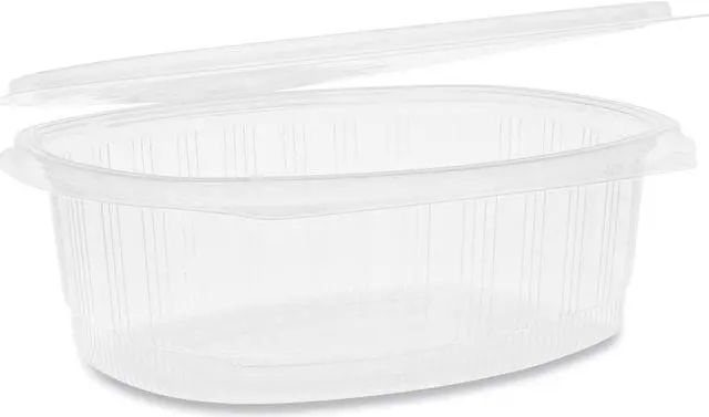 Alt view image 10 of 16 - Pactiv Hinged Lid Deli Containers, 8.88x7.25x2.94, 48 oz YCA910480000