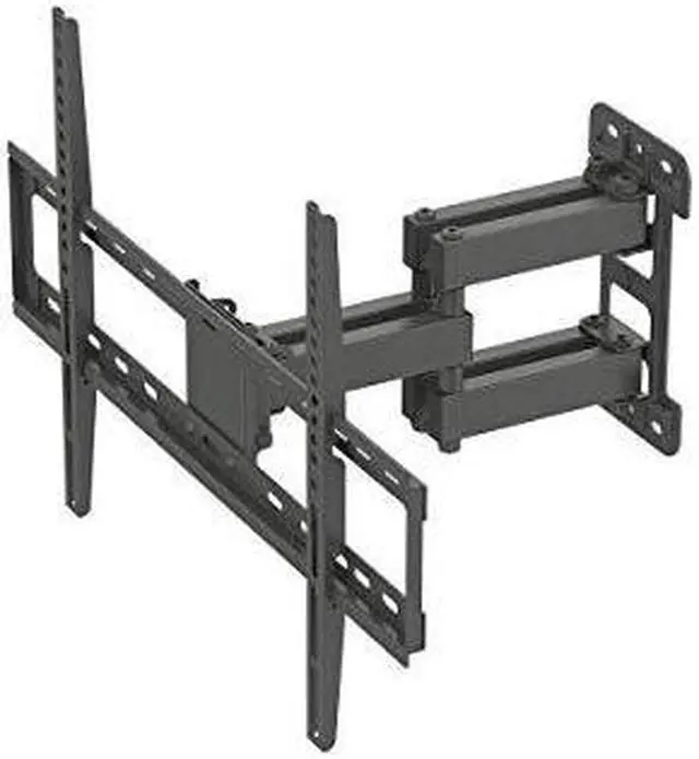 Main image of Monoprice Titan Series Full Motion Single Stud Dual Arm Wall Mount For Large Up to 70" Inch TVs Displays, Max 99 LBS. 200x200 to 600x400, Black