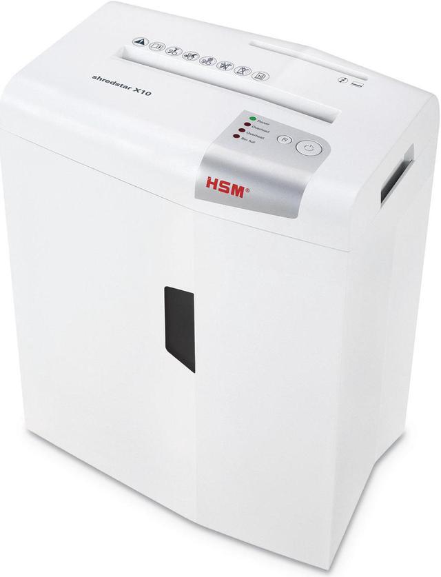 shredstar X10 Cross-Cut Shredder, 10 Manual Sheet Capacity