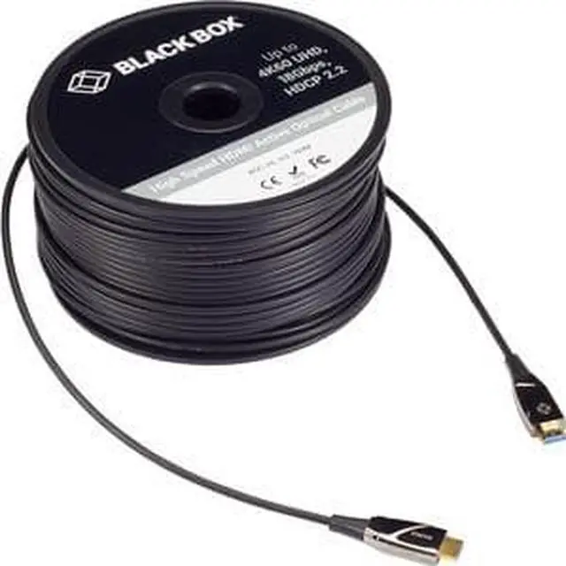 Alt view image 6 of 6 - Black Box 328ft High-Speed HDMI 2.0 Active Optical Cable AOCHLH2100M
