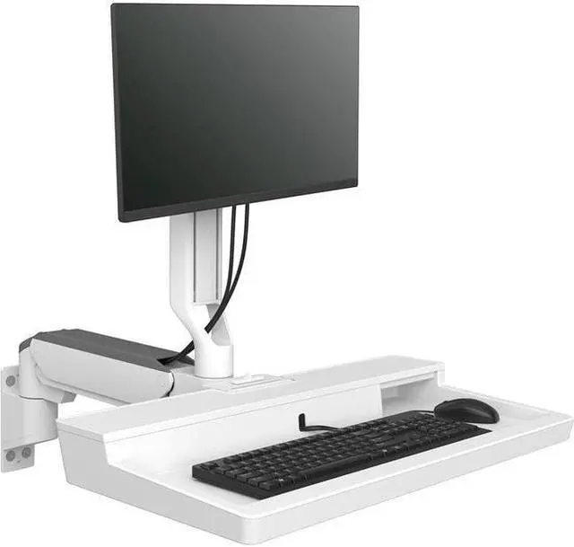 Main image of Ergotron CareFit Mounting Arm for Monitor Mouse Keyboard White 45621251