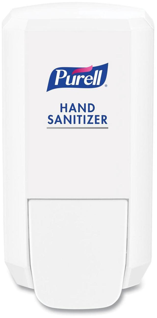 CS2 Hand Sanitizer Dispenser, 1,000 mL, 5.14 x 3.83 x 10, White, 6/Carton CS2 Hand Sanitizer Dispenser, 1,000 mL, 5.14 x 3.83 x 10, White, 6/Carton