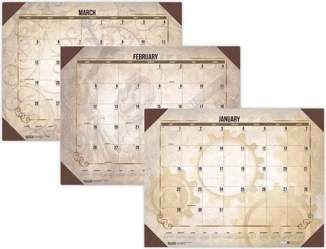 House of Doolittle Recycled Vintage Desk Pad Calendar 22x17 Sepia Jan-Dec 2023  Calendars & Planners - Newegg.com