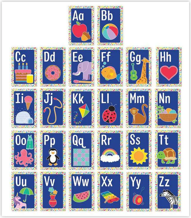 Main image of Carson Dellosa Mini Posters Alphabet 26 Mini Posters 106059