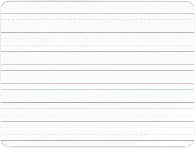 Main image of Double-Sided Dry Erase Lap Board 12 x 9 White Surface 24/Pack 4863U0001