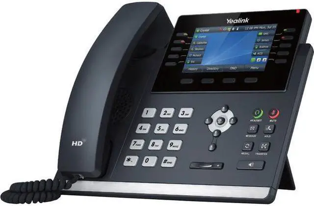 Main image of Yealink SIP-T46U IP Phone Corded Corded Wall Mountable Desktop Classic Gray