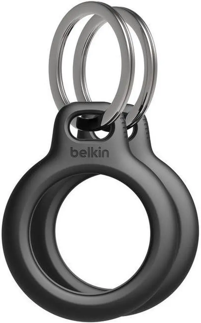 Main image of Belkin Secure Holder with Key Ring for AirTag 2-Pack MSC002BTBK