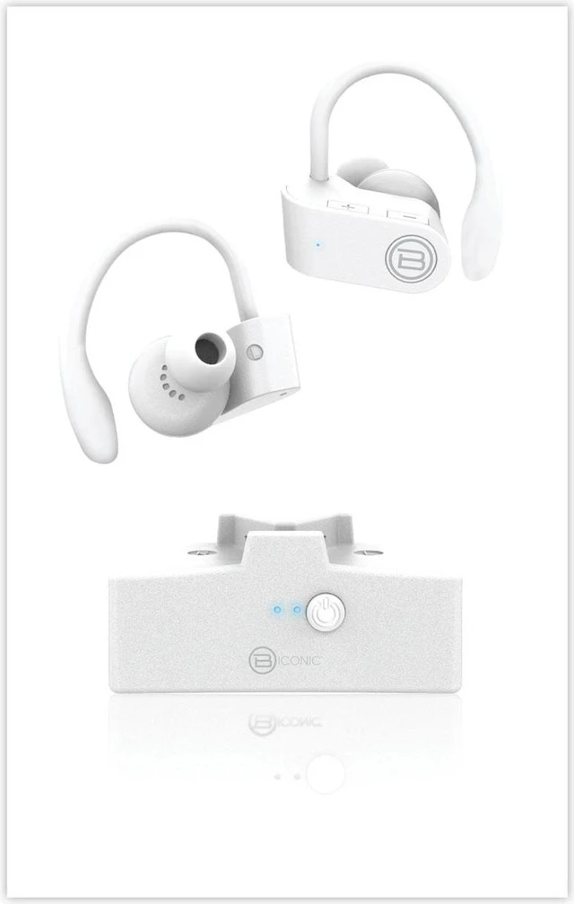 Main image of BYTECH Bluetooth Sports Earbuds White BCAUBE119WT