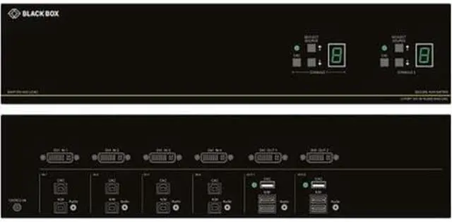 Main image of Black Box Secure KVM Matarix Switch NIAP 3.0 SS4PDVI4X2UCAC